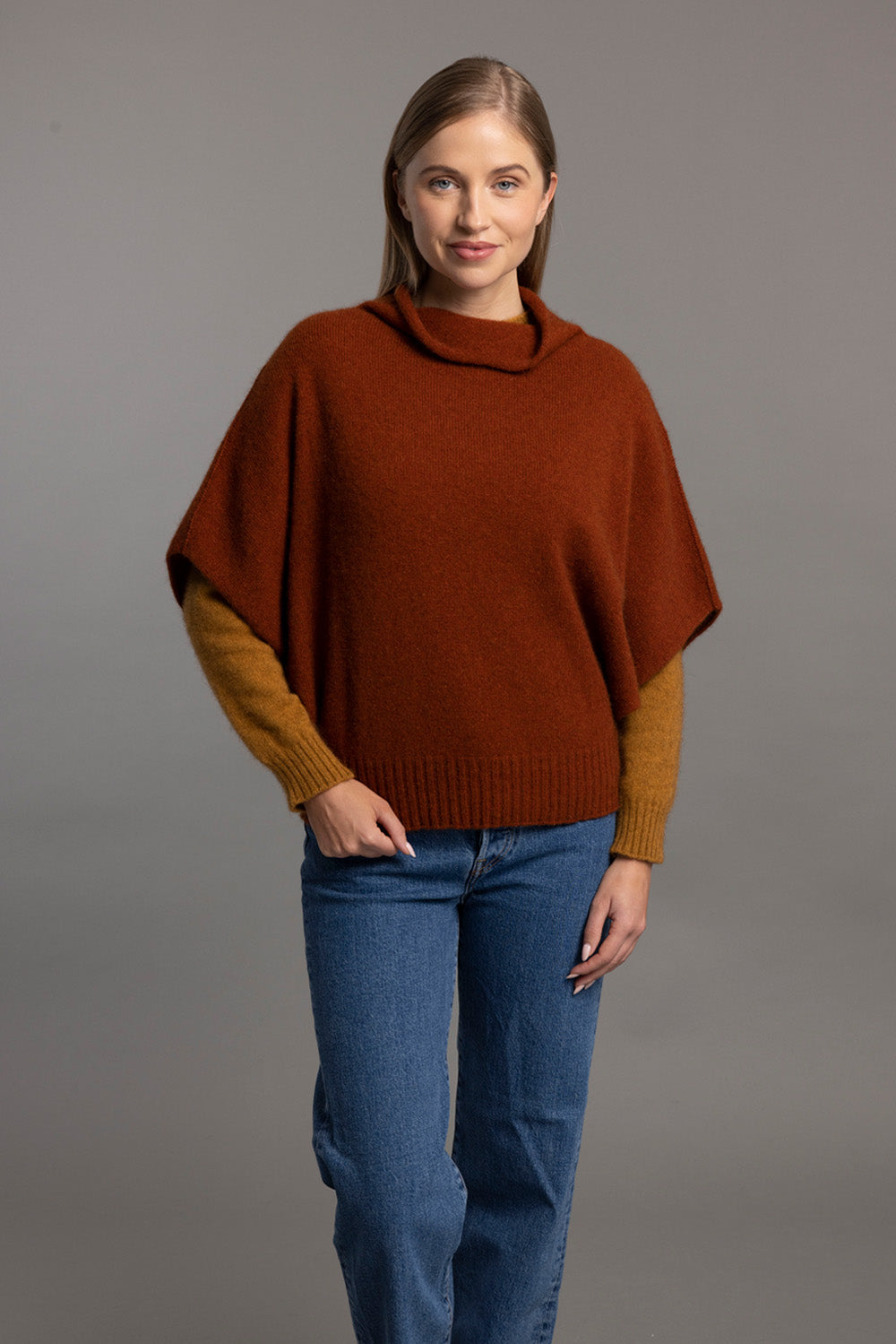 Spice - Possum Merino Shrug Sweater