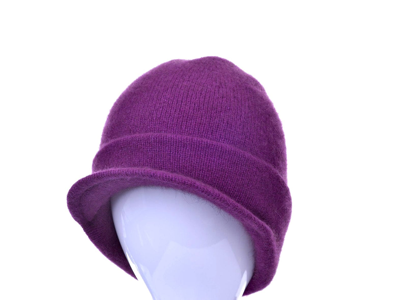 Berry Possum Beanie With Peak