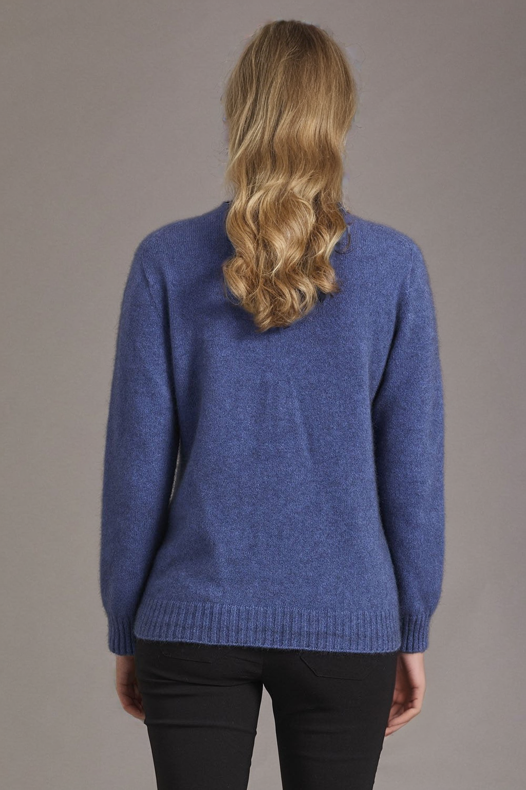 Orchid - McDonald Possum Merino Fur Polo Neck Jumper