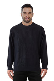 9422 Black - Tradewinds By Ansett Ansett Plain Knitwear