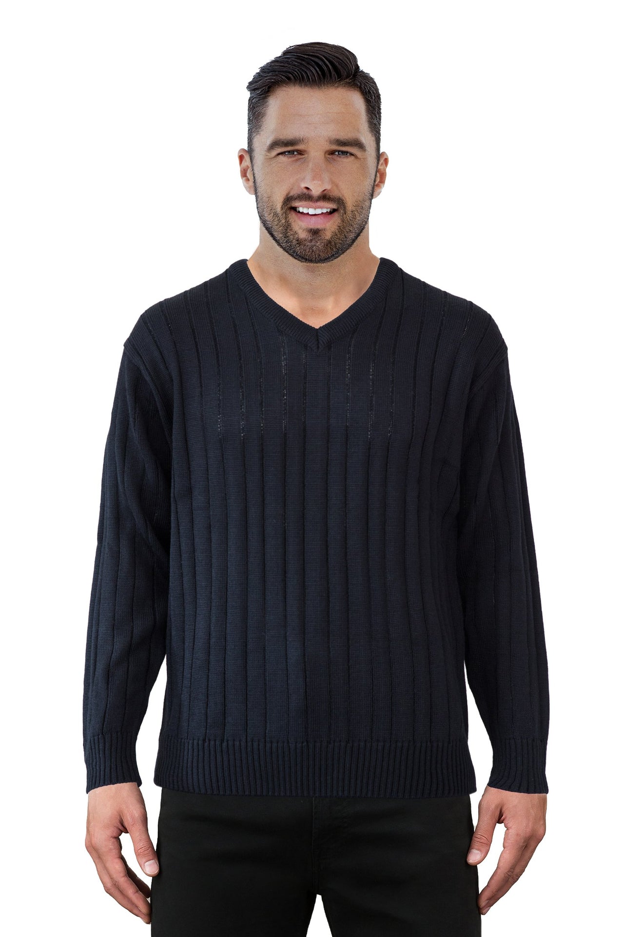 9497 Black - Tradewinds By Ansett Ansett Plain Knitwear