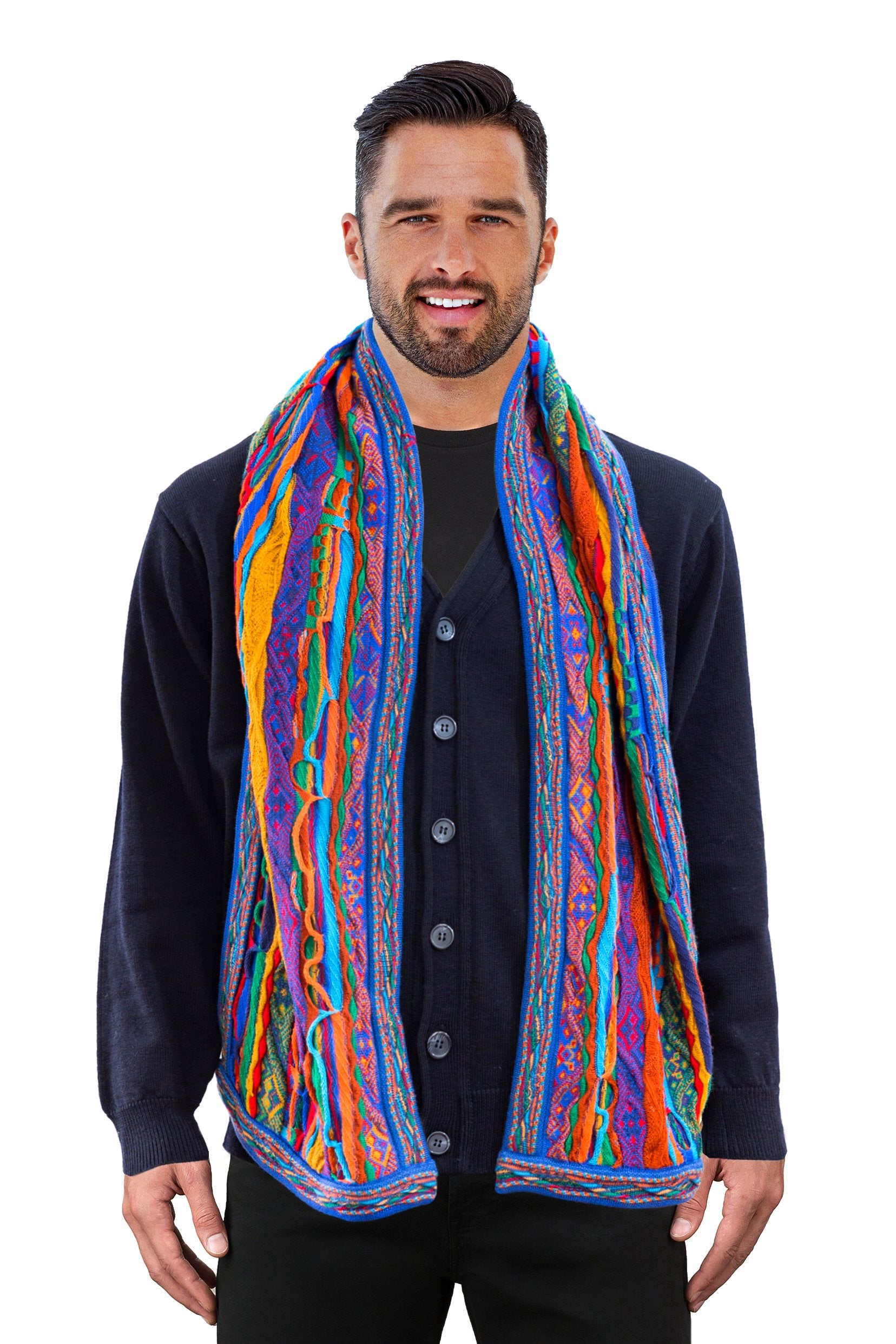 Kanga - Bright Scarf Geccu 3D Multi Colour