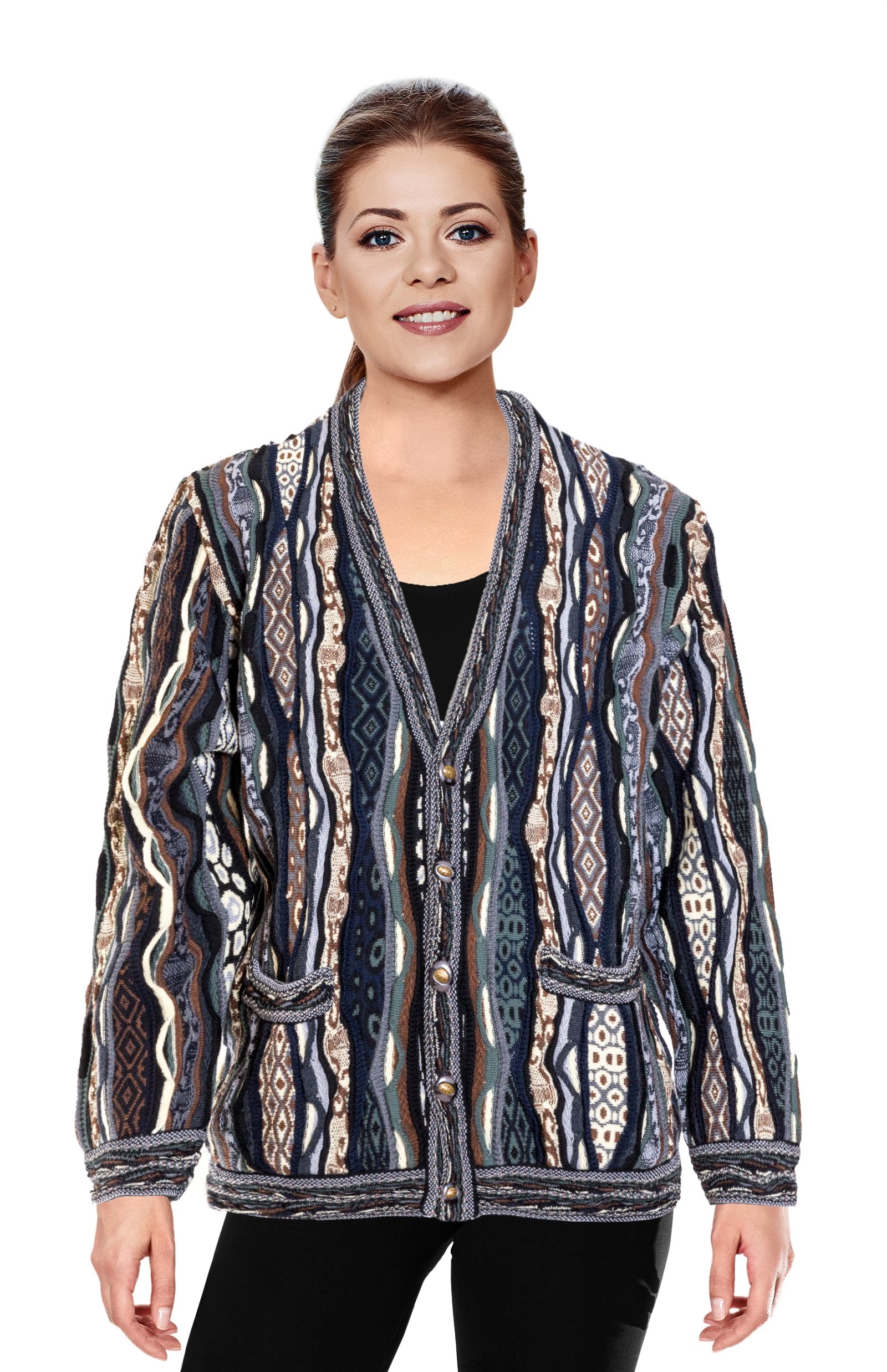 Force - Earth V Cardigan Geccu 3D Multi Colour