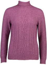 Heather - Possum Fur Polo Neck Jumper Possum Merino