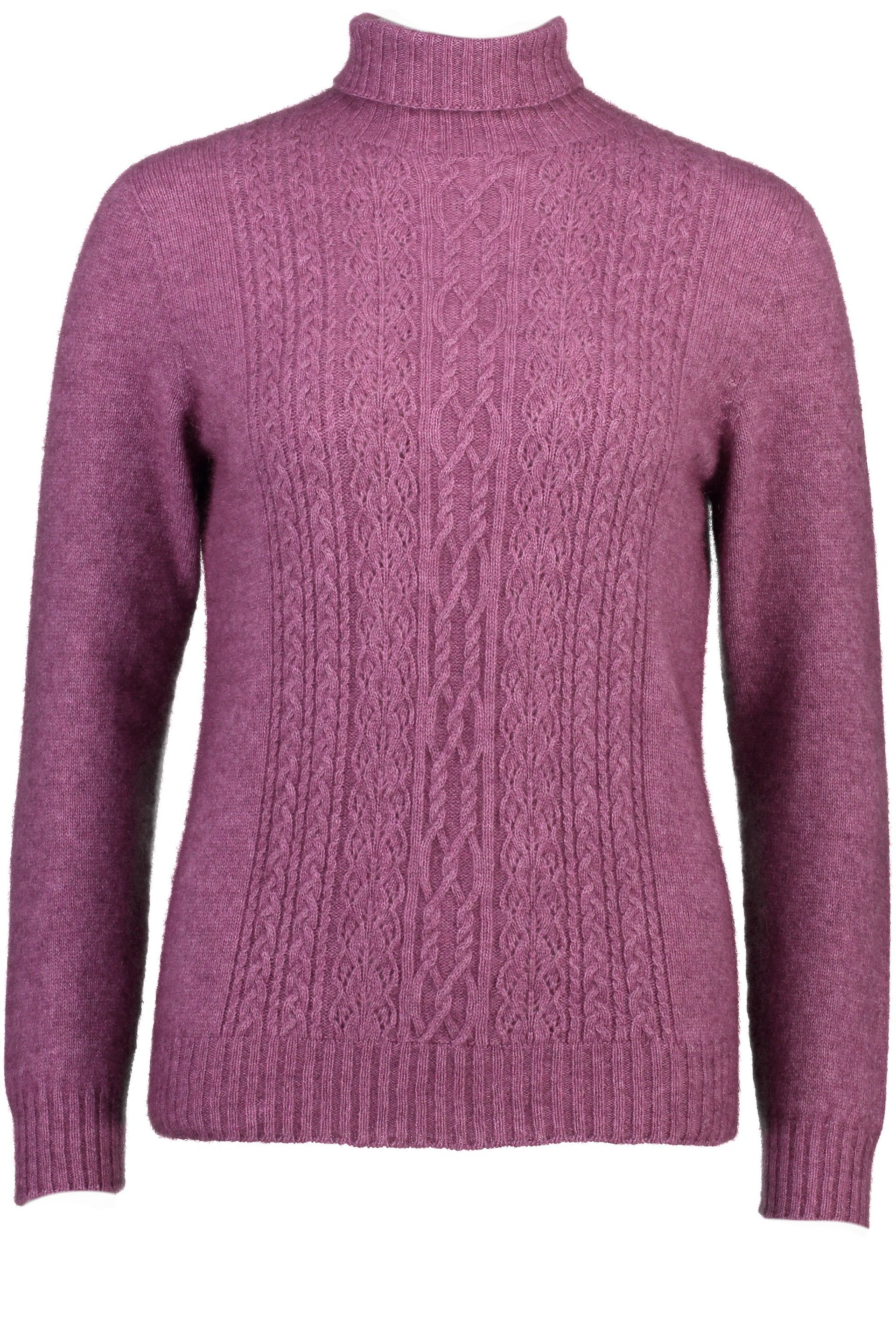 Heather - Possum Fur Polo Neck Jumper Possum Merino