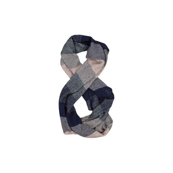 Navy Possum Merino Silk Ombre Snood Possum Accessories