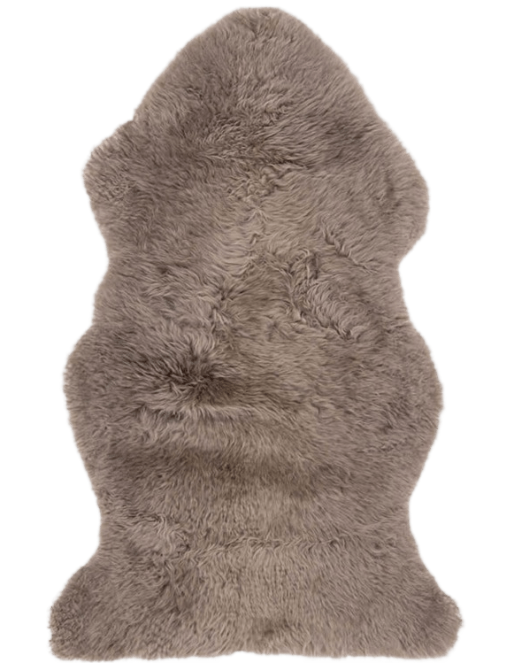 XXXL Long Wool Sheepskin Rug - Tea